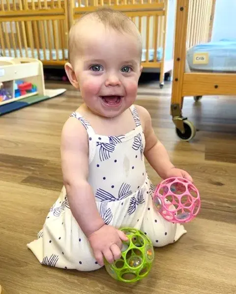 197 Little Girl Fine Motor Skills Web